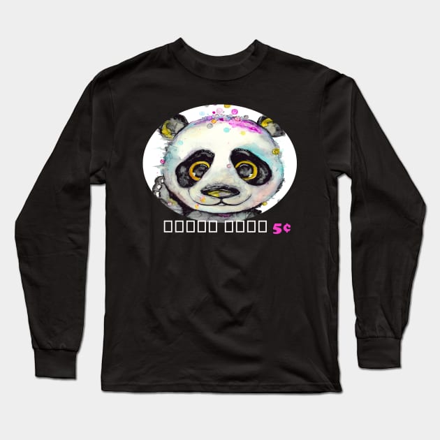 Panda Hugs Long Sleeve T-Shirt by Ana Jones Studio 